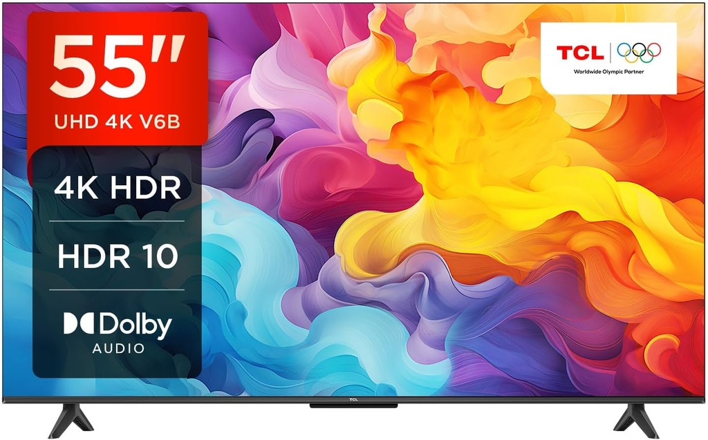 Televizor LED, TCL 55V6B, 139cm(55"), 4K UHD, Smart