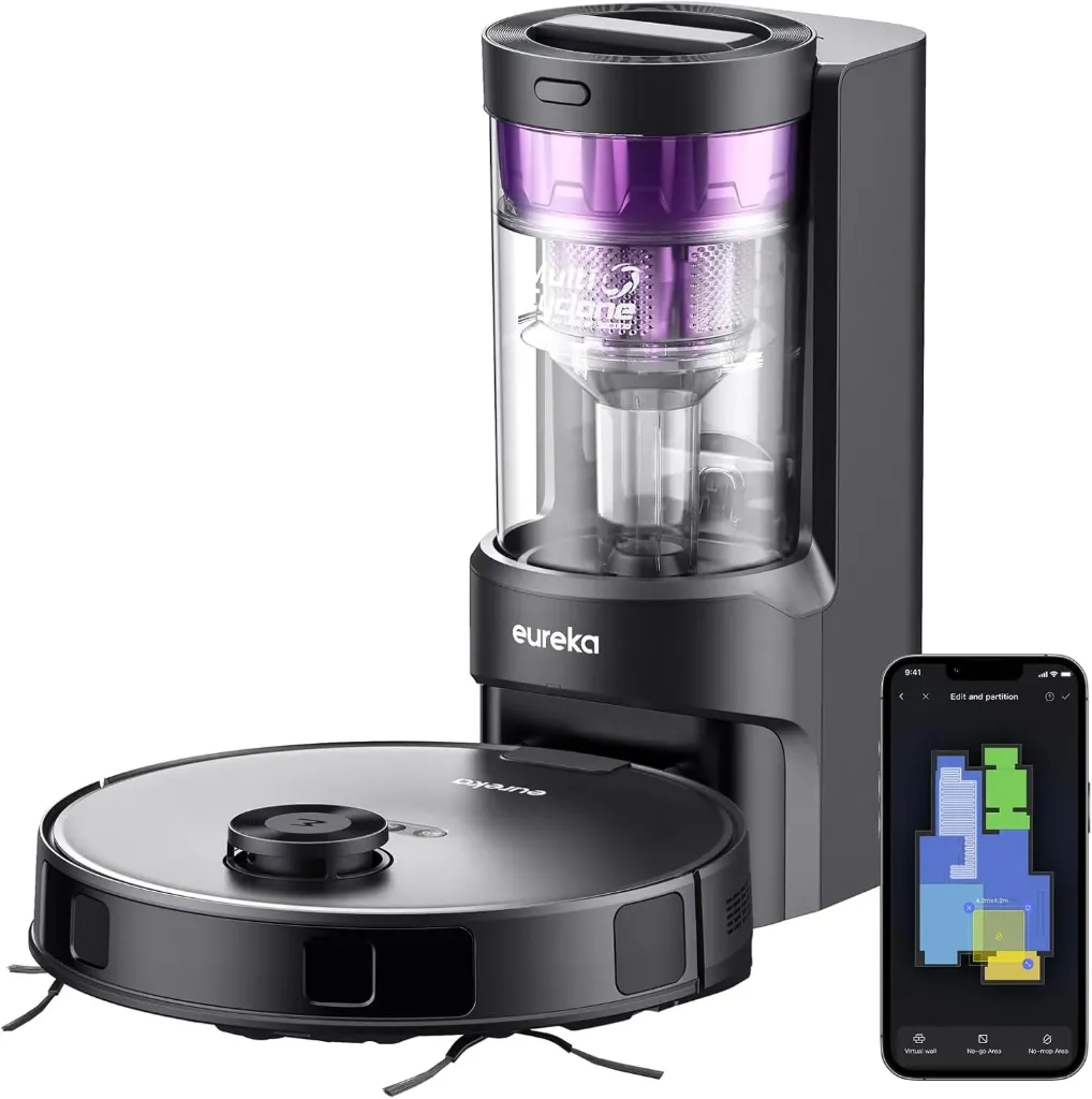 Aspirator robot cu statie Eureka NER E10s BK