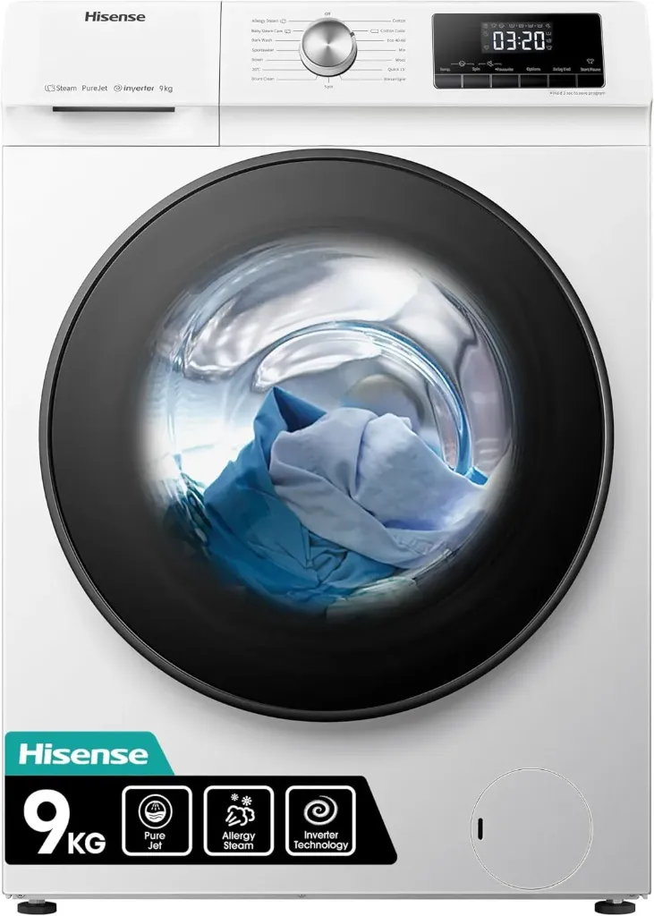 Masina de spalat Hisense WFQA9014EVJM, 9Kg, 1400rpm