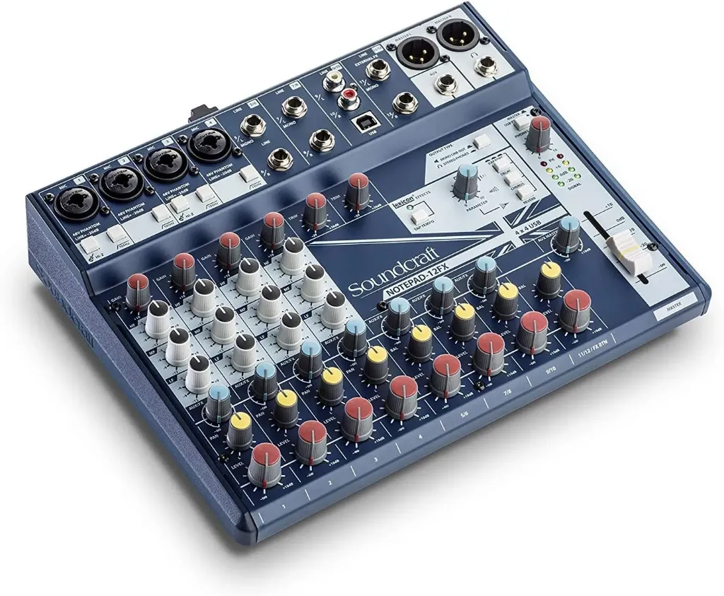 Mixer audio Soundcraft Notepad-12FX
