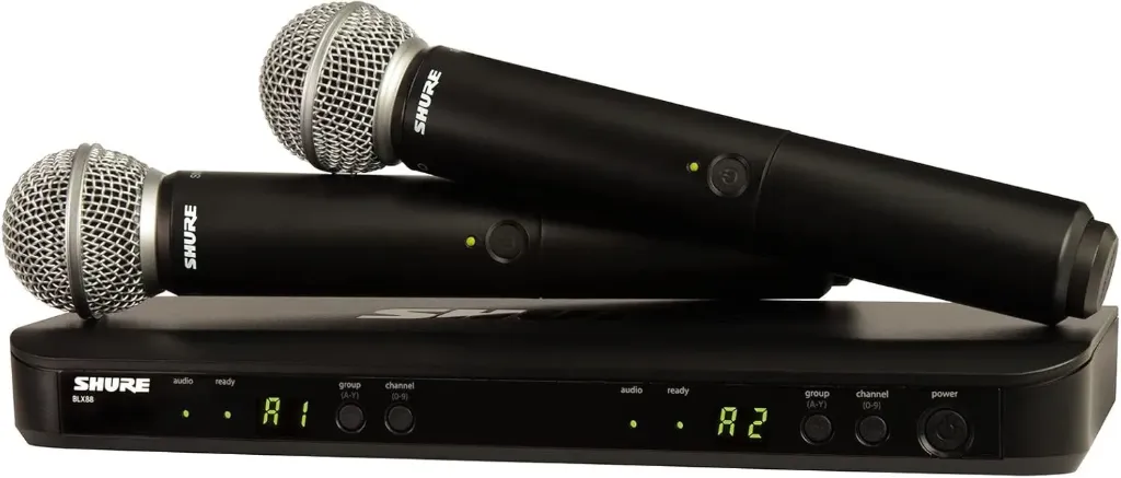 Sistem wireless UHF Shure BLX288/SM58 Combo K3E